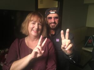 Jenny Cooney with Ringo Starr